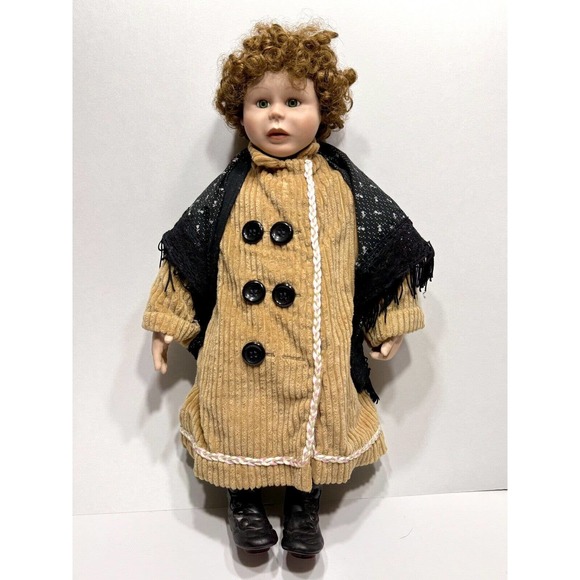 1991 Lenox Porcelain Megan Doll Children Of Ellis Island Irish Immigrant - Picture 2 of 8